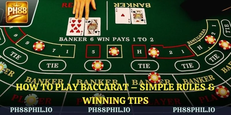 How to Play Baccarat – Simple Rules & Winning Tips