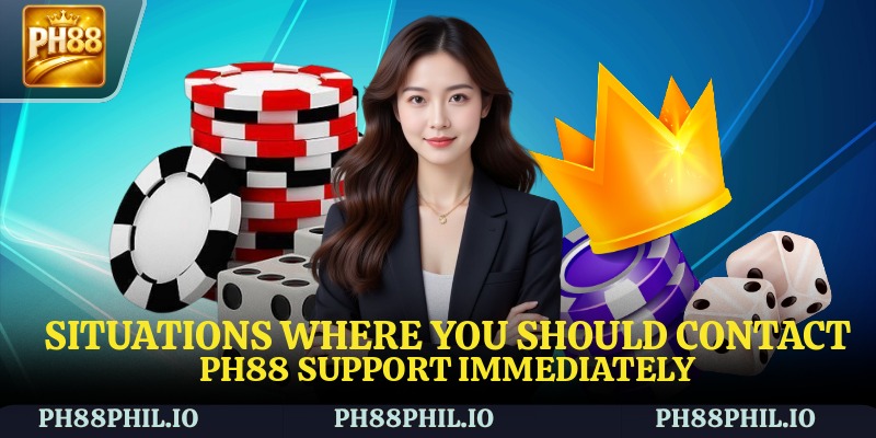 Situations Where You Should Contact PH88 Support Immediately